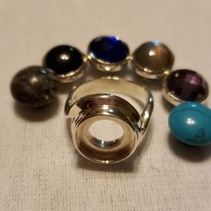 Kameleon ring and 6 jewel pops